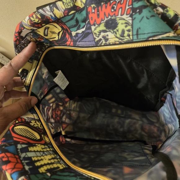 Marvel Comic Book Print Classics Backpack - Multicolor - Picture 6 of 11